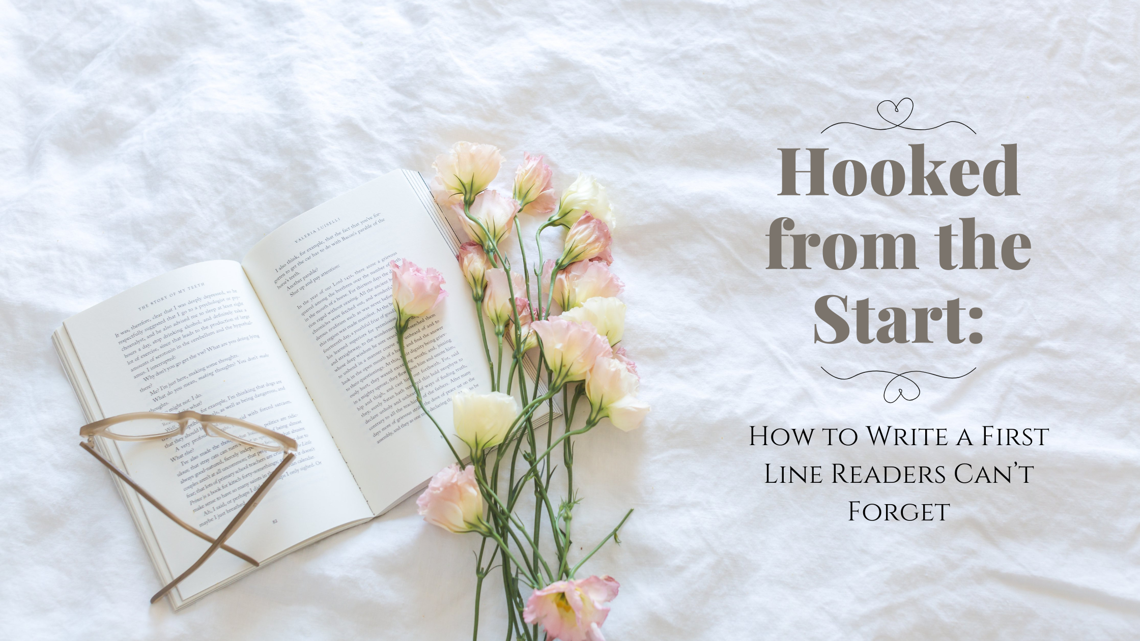 how to write a first line readers can't forget